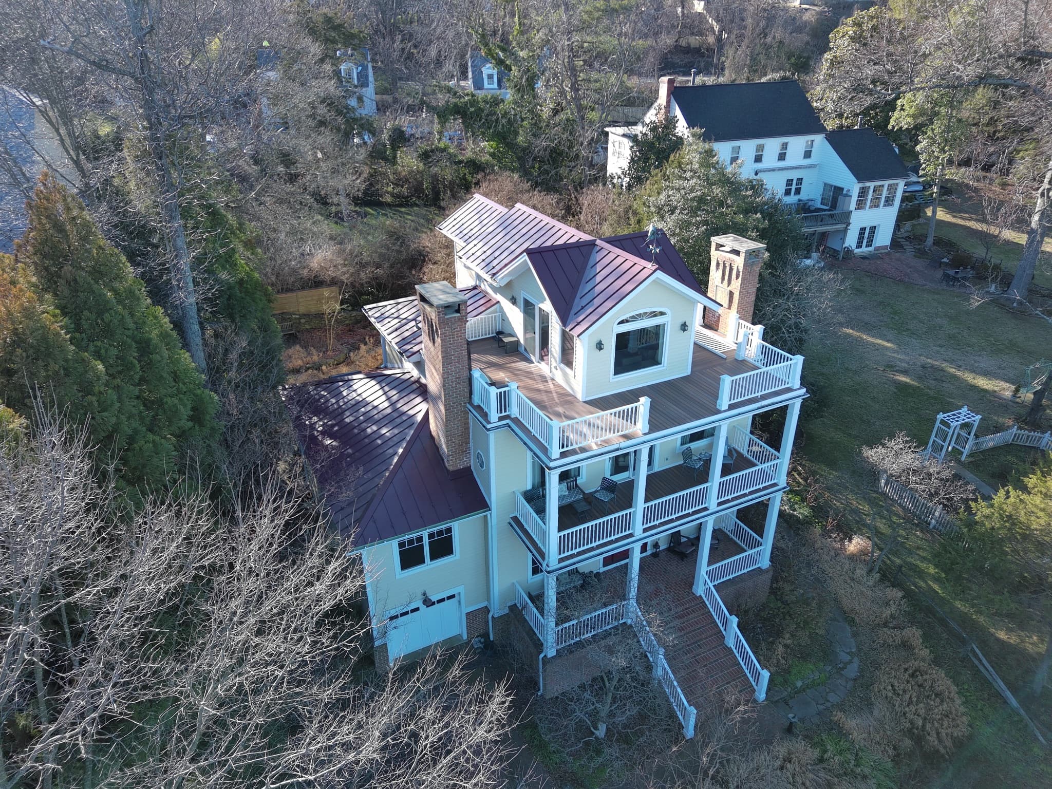 Premium metal roofing installation